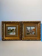 Gerrit Rombout NL | De Waterpoort Tiel e.v. | 1945-1995, Antiek en Kunst, Kunst | Schilderijen | Klassiek, Ophalen of Verzenden