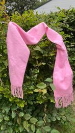 Alpaca Camargo rose wollen shawl., Kleding | Dames, Ophalen of Verzenden, Zo goed als nieuw, Sjaal