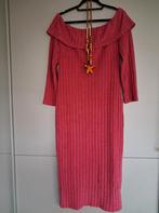 Roze Off Shoulder Winterjurk - Maat XXL, Maat 46/48 (XL) of groter, Ophalen of Verzenden, Zo goed als nieuw, Roze