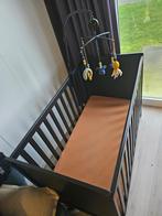 Europe Baby Ralph ll Babybed Mat Zwart 60x120 cm, Ophalen of Verzenden, Zo goed als nieuw, Ledikant