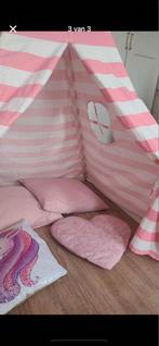Roze tipi tent met kussens, Ophalen of Verzenden, Zo goed als nieuw