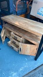 Dressoirkast (mangohout), Ophalen, Gebruikt, 100 tot 150 cm, Minder dan 100 cm