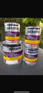 Sikkens express Rubbol high Gloss, Zwart, Nieuw, Ophalen of Verzenden, Verf