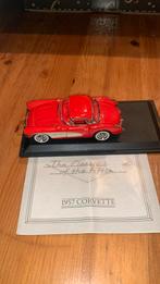 Franklin Mint Chevrolet Corvette 1:43, Hobby en Vrije tijd, Modelauto's | 1:43, Overige merken, Zo goed als nieuw, Auto, Verzenden