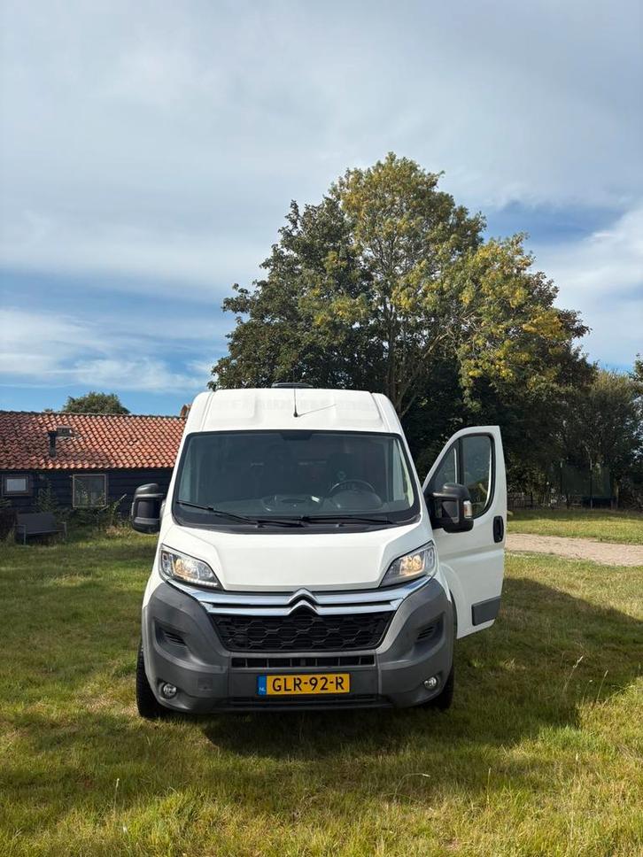 Offgrid Bus Camper Citroën Jumper L3H2, Auto's, Citroën, Particulier, Achteruitrijcamera, Airbags, Airconditioning, Bluetooth