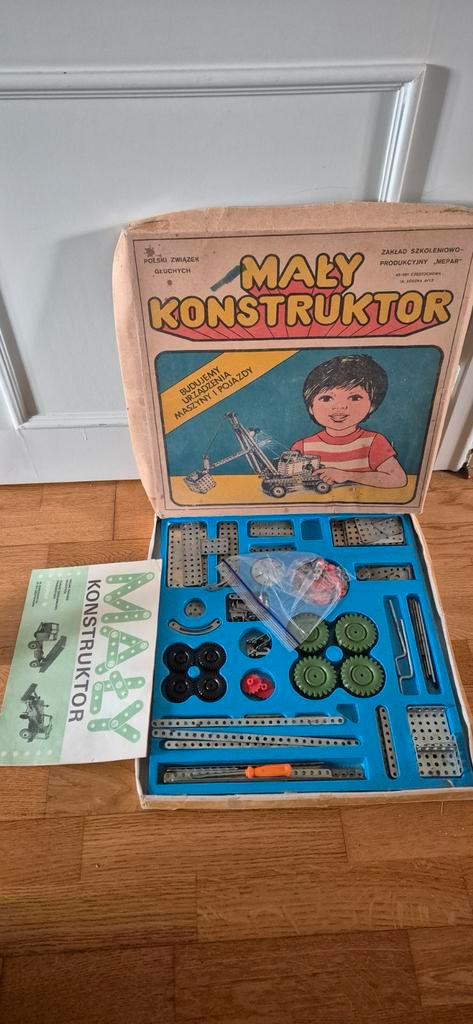 Maly Konstruktor - Poolse Meccano Bouwdoos, Hobby en Vrije tijd, Modelbouw | Auto's en Voertuigen, Gebruikt, Overige typen, Groter dan 1:32
