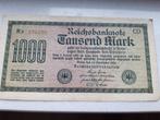 bankbiljet duitsland 1000 mark 1922, Ophalen of Verzenden, Duitsland