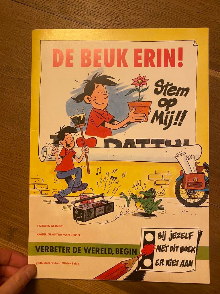 De beuk er in 1992, Eén stripboek, Ophalen, Zo goed als nieuw