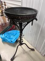 Koperen vogelbadje voor in de tuin, Ophalen