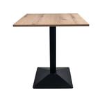 Complete horeca tafels 67x67cm, Bistro tafel melamine  118, Huis en Inrichting, Tafels | Eettafels, 100 tot 150 cm, Nieuw, Rechthoekig