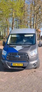 Ford Transit GB 350 L2h2 Tdci 130pk RWD 2018 Grijs, Auto's, Voorwielaandrijving, 1995 cc, 4 cilinders, Parkeersensor