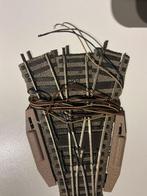 Fleischmann elektrische Driewegwissel H0 nr. 6157 (6158), Hobby en Vrije tijd, Modeltreinen | H0, Gebruikt, Gelijkstroom, Fleischmann