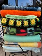 Deken Sprei Kinderdeken Wol Wollen Dralon Vintage AaBe Midas, Huis en Inrichting, Woonaccessoires | Plaids en Woondekens, Gebruikt