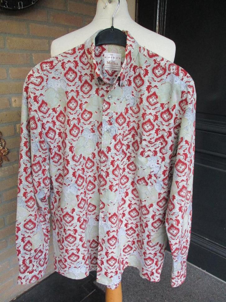 Melka, size L, Kleding | Heren, Overhemden, Zo goed als nieuw, Halswijdte 41/42 (L), Overige kleuren, Ophalen of Verzenden