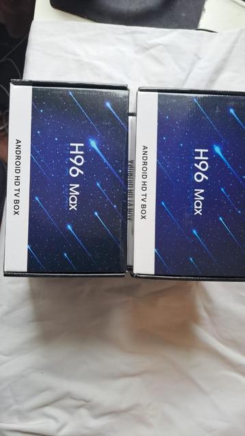 4X Partij H96 Max Android HD TV Box beschikbaar voor biedingen