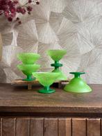 Vintage Montana groene ijscoupe glazen | set van 6, Antiek en Kunst, Ophalen of Verzenden