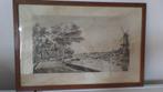Gravure, Zoeterwoudse Singel, La Fargue 1771-(#8597), Antiek en Kunst, Ophalen