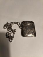 Antieke zilveren Vesta lucifers doosje., Antiek en Kunst, Verzenden