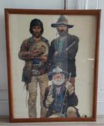 Jean Giraud 'Les Cowboys' Affiche 1972 - Blueberry, Antiek en Kunst, Ophalen of Verzenden