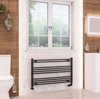 Eastbrook Wendover handdoekradiator 100x60cm 510W zwart mat, Ophalen, 30 tot 80 cm, Radiator, Nieuw