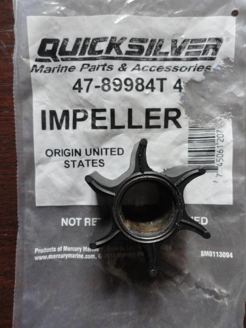 Quicksilver Impeller 47-89984T 4, Watersport en Boten, Bootonderdelen, Nieuw, Motor en Techniek, Zeilboot of Motorboot, Ophalen of Verzenden
