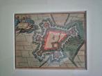 Stadsplattegrond Breda, Antiek en Kunst, Kunst | Etsen en Gravures, Ophalen of Verzenden