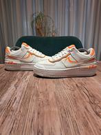 Nike Air Force 1 Shadow 'Total Orange' Size 38, Wit, Nike, Ophalen of Verzenden, Sneakers of Gympen