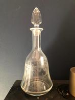 Antieke karaf met stop, Ophalen of Verzenden