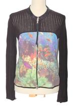 Marc Cain vest, jasje met rits, zwt, Mt. L / 42, Kleding | Dames, Marccain, Verzenden, Zo goed als nieuw, Maat 42/44 (L)