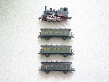 Fleischmann trein - 1315 tenderloc BR 89 + 3 x 1401 rijtuig beschikbaar voor biedingen