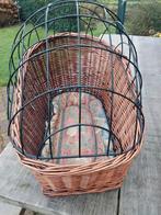 Fiets mand voor achter op de fiets, Ophalen