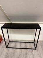 Sidetable. Zwarte tafel voor decor of achter de bank bijv., Huis en Inrichting, Tafels | Sidetables, Ophalen, 100 tot 150 cm, Zo goed als nieuw