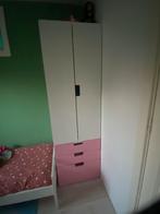 Roze met witte kast van IKEA Stuva 3 lades en deuren, Ophalen, Gebruikt, 50 tot 70 cm, 105 cm of meer