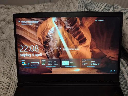 Msi gf65 10ser, Computers en Software, Windows Laptops, Zo goed als nieuw, 15 inch, SSD, 4 Ghz of meer, 16 GB, Qwerty, Met videokaart