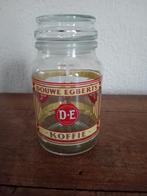 Douwe Egberts glazen bewaarpot jaren 80, Huis en Inrichting, Glas of Glazen, Ophalen of Verzenden, Overige stijlen, Glas