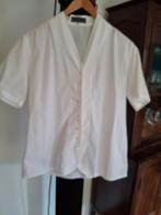Te koop witte blouse met korte mouwen, Kleding | Dames, Ophalen of Verzenden, Zo goed als nieuw, Maat 42/44 (L), Wit
