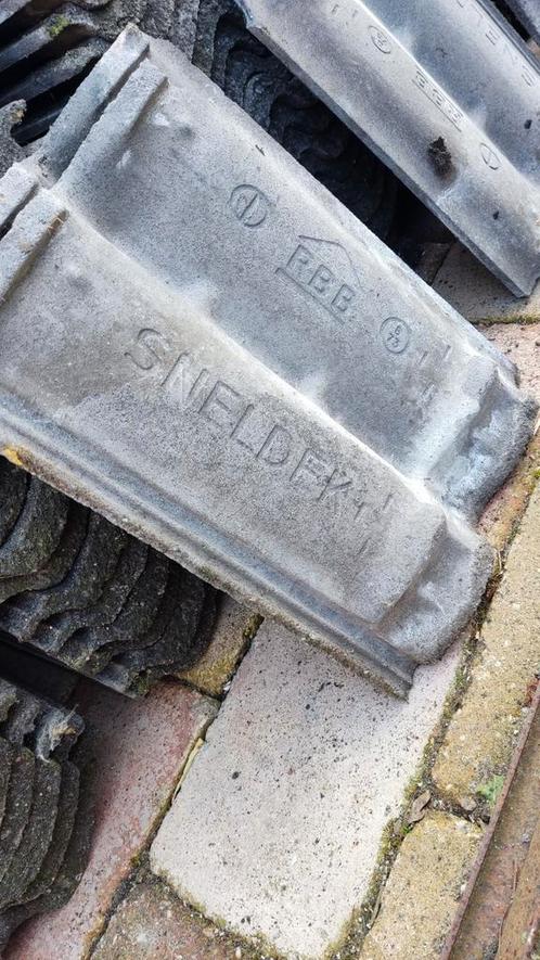RBB sneldek, Doe-het-zelf en Verbouw, Dakpannen en Dakbedekking, Gebruikt, Dakpannen, Steen of Klei, Grijs, Ophalen
