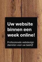 Professionele website voor uw bedrijf - vanaf €290!