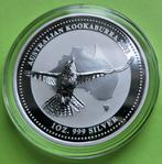 Australian Kookaburra 2002 - 1 oz zilver, Postzegels en Munten, Edelmetalen en Baren, Zilver, Verzenden