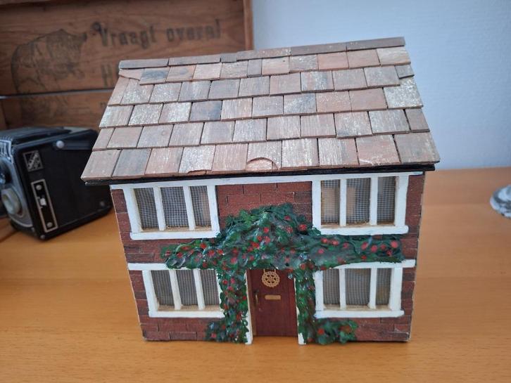vintage houten kerst huis - Engelse stijl, Diversen, Kerst, Gebruikt, Ophalen