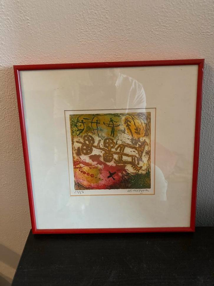 Ad van Bokhoven Ets - Transport en Logistiek Nederland, Antiek en Kunst, Kunst | Etsen en Gravures, Ophalen of Verzenden
