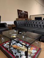 Stijlvolle salontafel, Gebruikt, 50 tot 100 cm, Glas, Modern