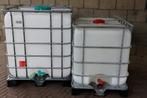 1000 ltr en 600 ltr ibc's watertank kuubs vaten regenton, Ophalen, Kunststof, Met kraantje, 150 liter of meer