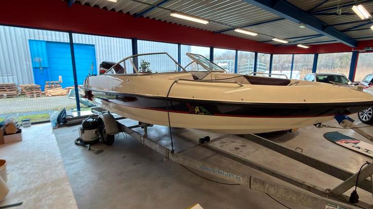 Sensation 1900BR speedboot met Mercury 115 pk motor, Watersport en Boten, Motorboten en Motorjachten, Gebruikt, Polyester, Tot 6 meter