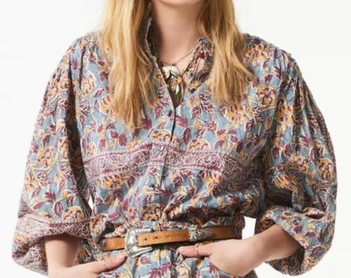 mooie katoenen India print blouse Antik Batik mt M ZGAN, Kleding | Dames, Blouses en Tunieken, Zo goed als nieuw, Maat 38/40 (M)