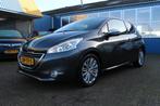 Peugeot 208 1.4-16V "Allure" Half leder - Cruise ! 95 Pk, Voorwielaandrijving, Euro 5, Zwart, Leder en Stof