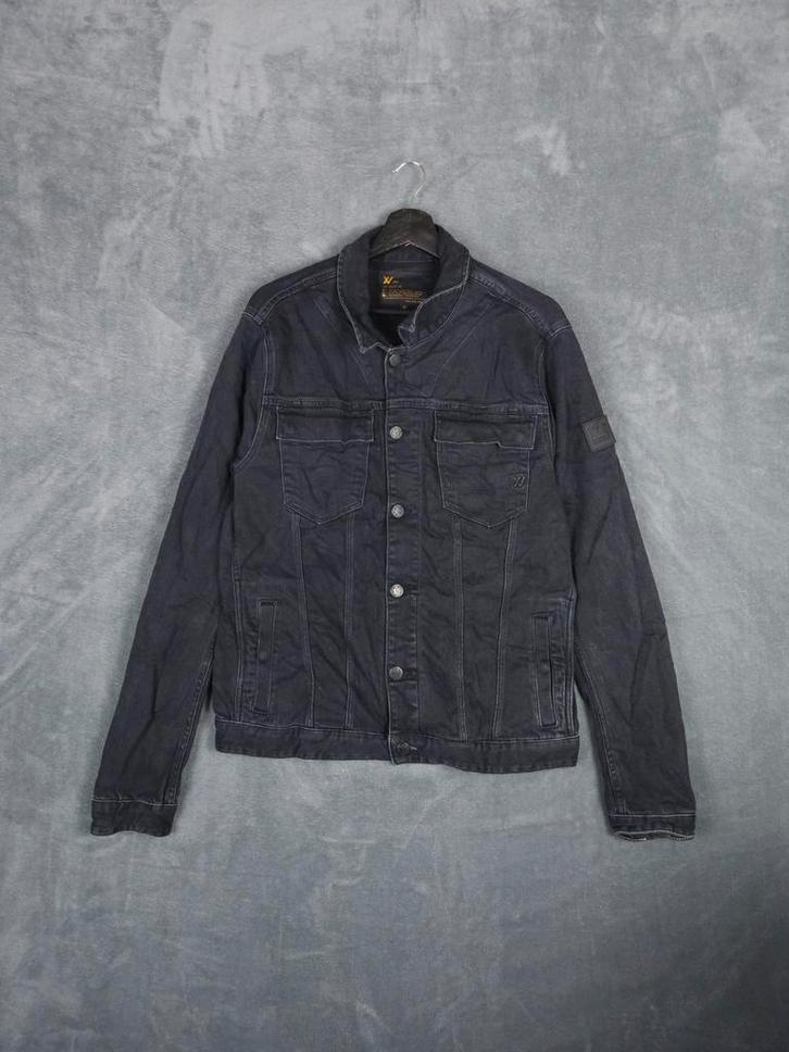 PME Legend Spijkerjas Jack XL Zwart Pall Mall, Kleding | Heren, Jassen | Zomer, Zo goed als nieuw, Maat 56/58 (XL), Zwart, Ophalen of Verzenden