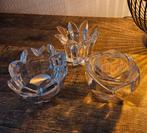 Set van 3 glazen windlichtjes, Ophalen, Glas
