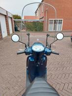 Snorscooter Sym Fiddle 3 kleur metallic blauw, Fietsen en Brommers, Snorfietsen en Snorscooters, Ophalen, Zo goed als nieuw