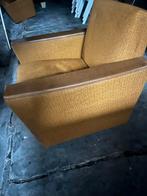 Lage Gele bank en stoelen met gebruikssporen, Ophalen, Gebruikt